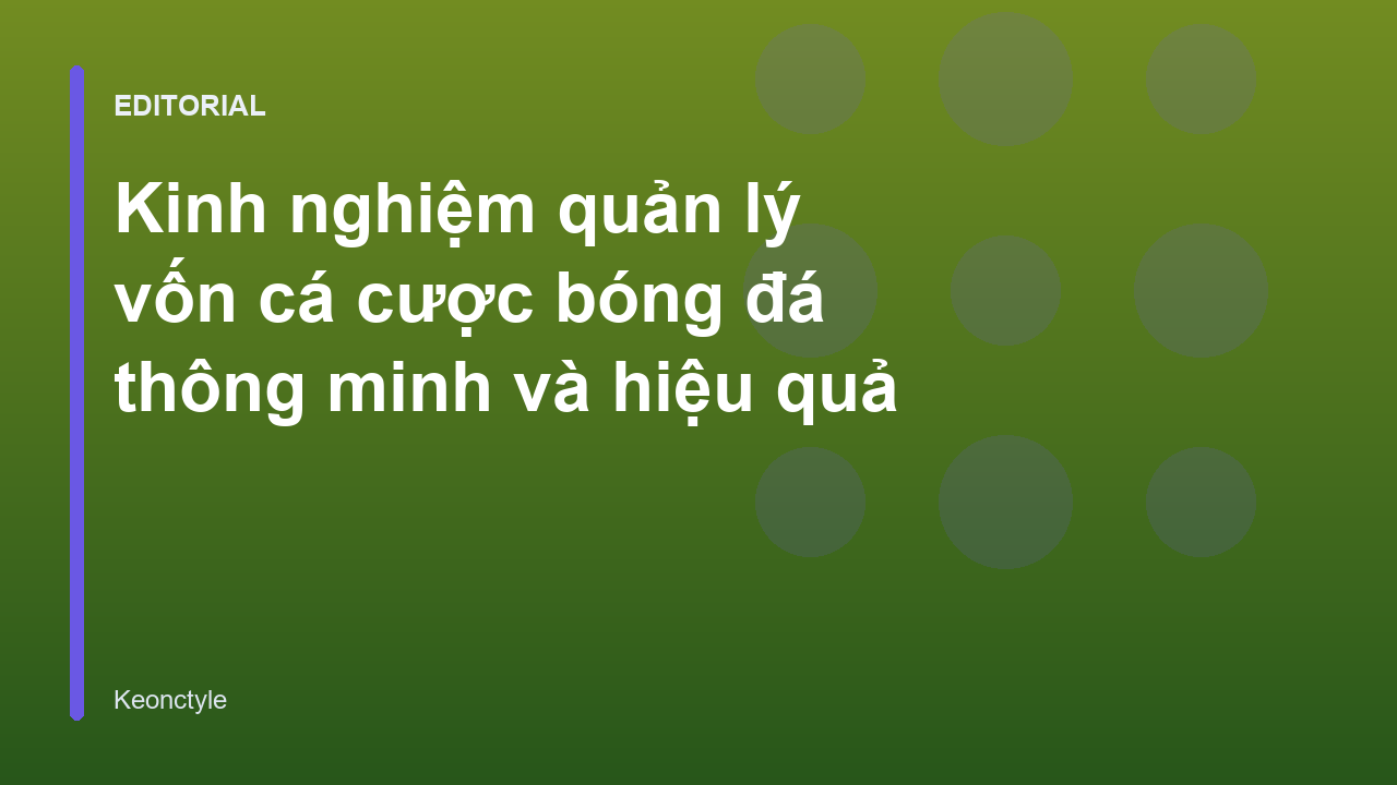 Biểu đồ quản lý vốn cá cược bóng đá hiệu quả